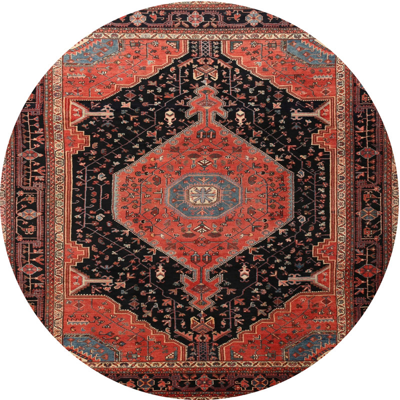 Oriental Indoor Rug, Round 7'
