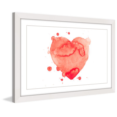 « cardiaque splash »-cadre photo imprimé sur papier