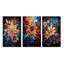 «Spiral Kaleidoscope», 3 pièces sur toile-1155924493-1155924492