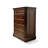 Nut-brown Solid Wood Accent Cabinet