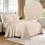 Ensemble de couvre-lit matelassé 100% coton Blue Nile Mills - jacquard Celtic Circle surdimensionné-118928057-118928060