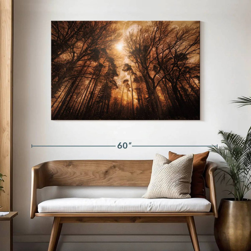 Alvord Forest Fire, 32" H x 48" W