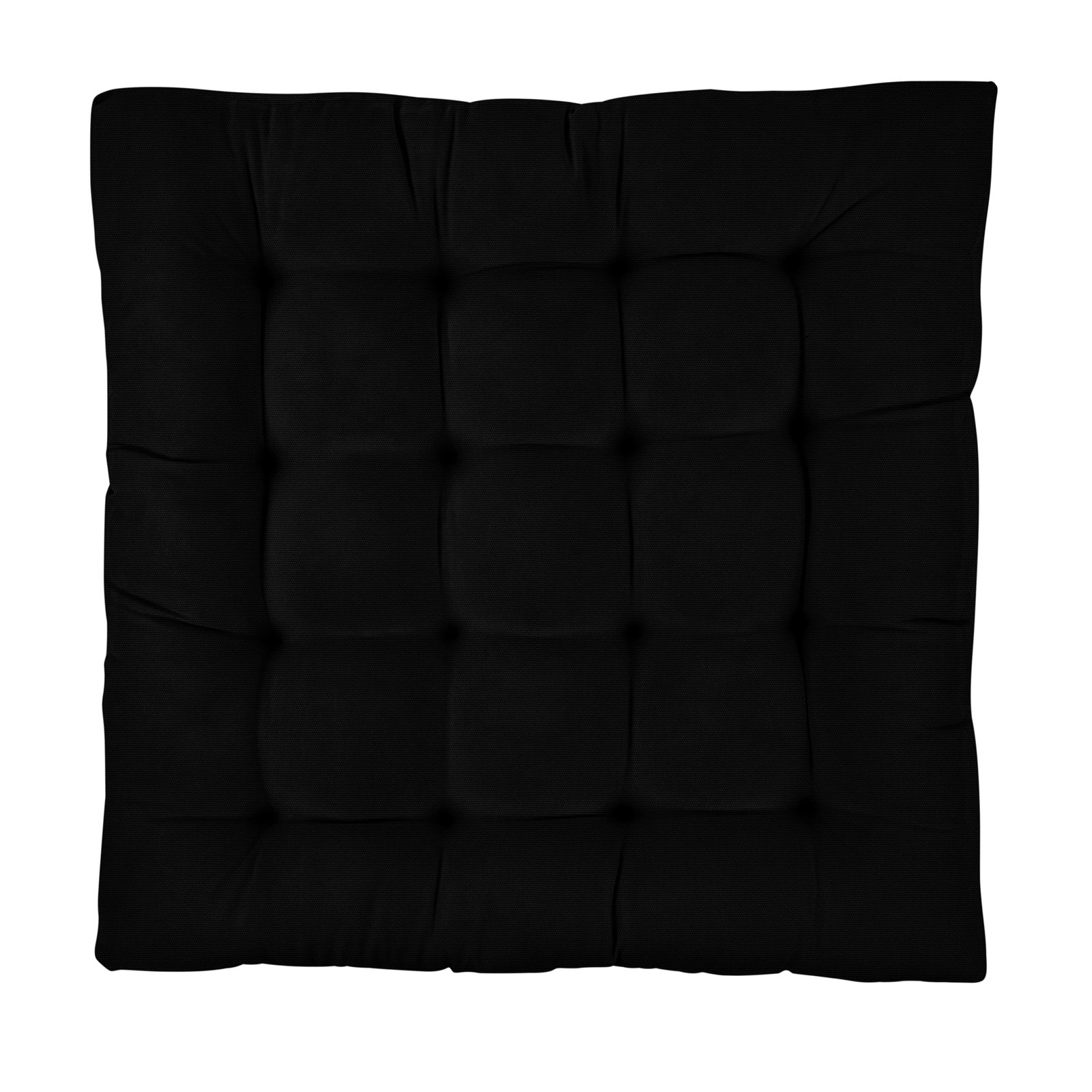 Antoni 40" x 40" Sunbrella® Throw Pillow, Black