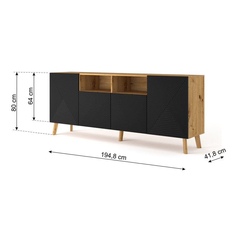 Hogsett 194.8cm Sideboard