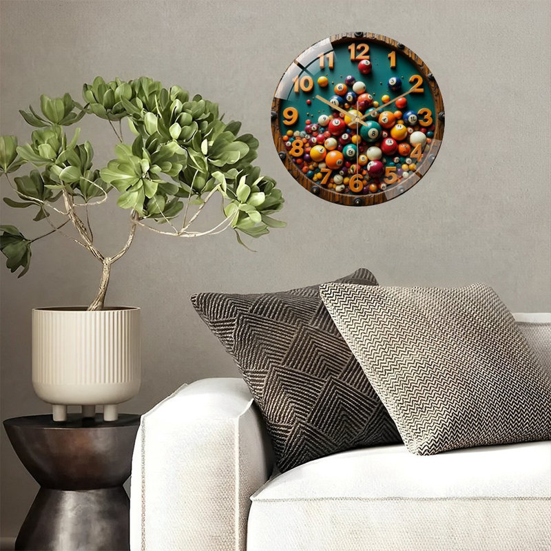 Horloge murale 12 po