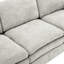 Fauteuil gris confortable avec coussin à deux couches. Tissu chenille. Courbe ergonomique. Coussin lombaire amovible. Coutures élégantes. Fabrication. L 33 po x H 32,7 po Fauteuil relax pour la maison. 31,9 po surdimensionné-1866656876