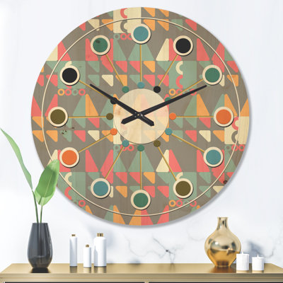 Horloge murale abstraite V
