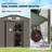 Durable Steel Sheds, Spacious Storage Solution, Modern Design For Gardens