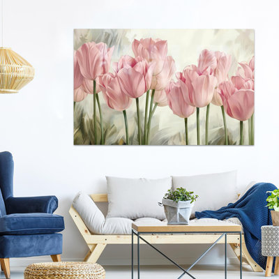 Bohemian Style Tulip Flower Wall Art in Glass Ideal Personalized Gift and Tulip Lovers with a Taste for Unique Wall Decor