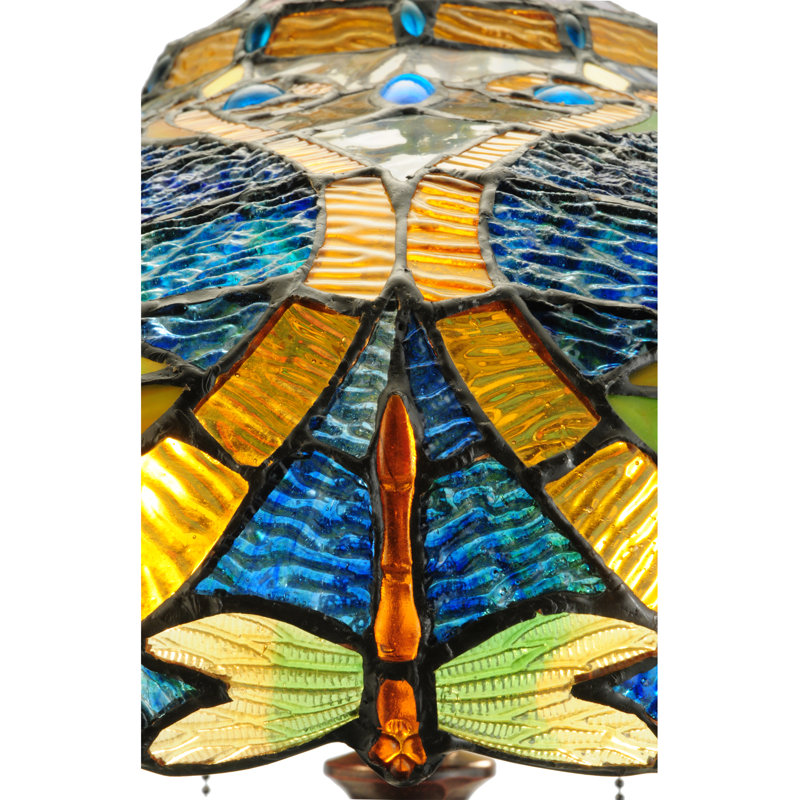 Dragonfly Rose 26" Table Lamp