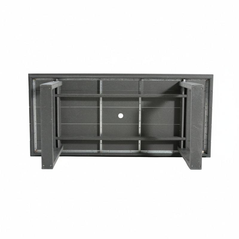 Outdoor Grey Dining Table &Meeting Table, Gray