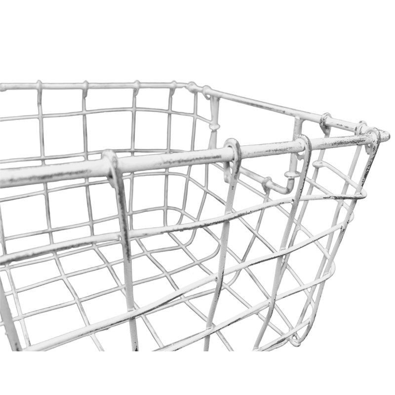 Ensemble de paniers en fil métallique, H 5,5 po x l 12 po x P 8 po
