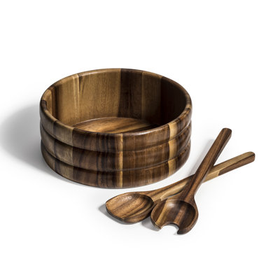 World Menagerie Kalmar Wood Salad Bowl