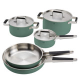 ZWILLING Pure 8-Pc Stainless Steel Cookware Set, Ivory