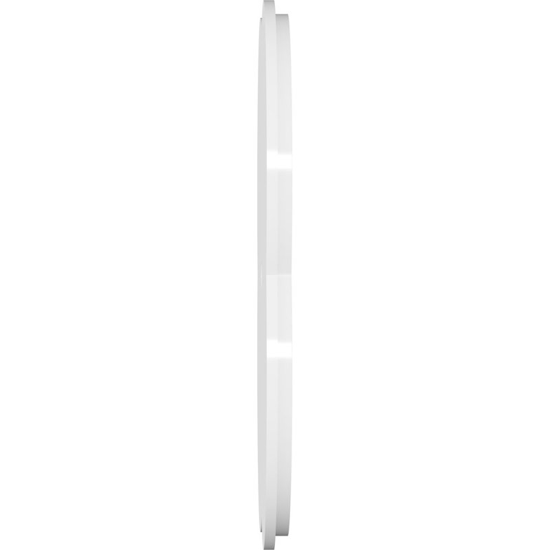 Médaillon de plafond contemporain en PVC de qualité architecturale Charlotte, H 1 po x l 12 po x P 12 po