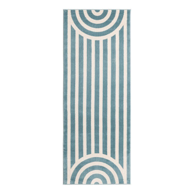 Unique Loom Lines Whimsy Kids Rug
