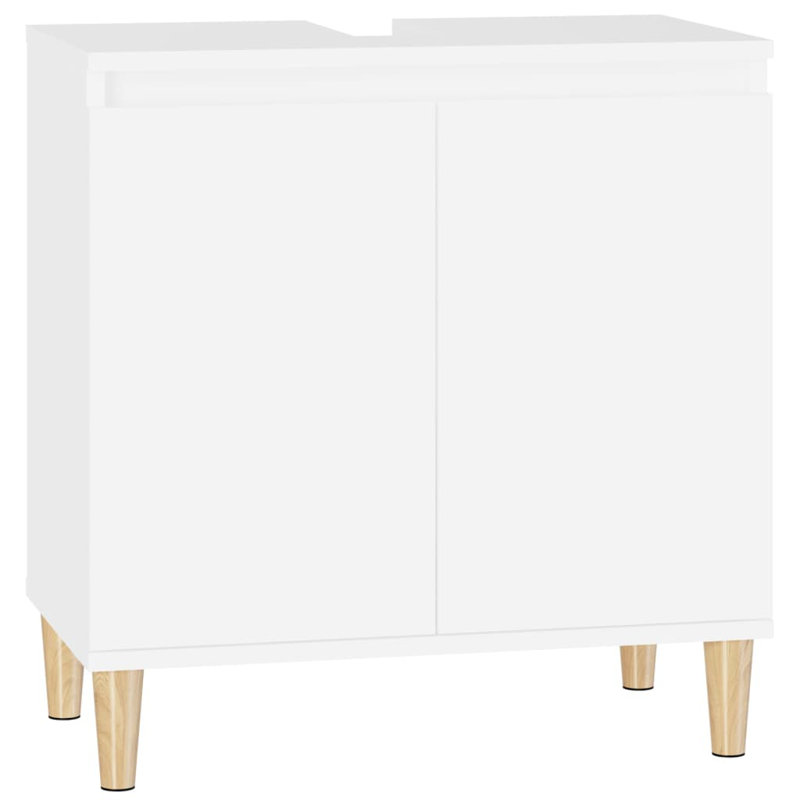 Saajan 58cm Single Bathroom Vanity Base Only, White