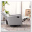 Fauteuil inclinable et pivotant rembourré avec dossier moelleux