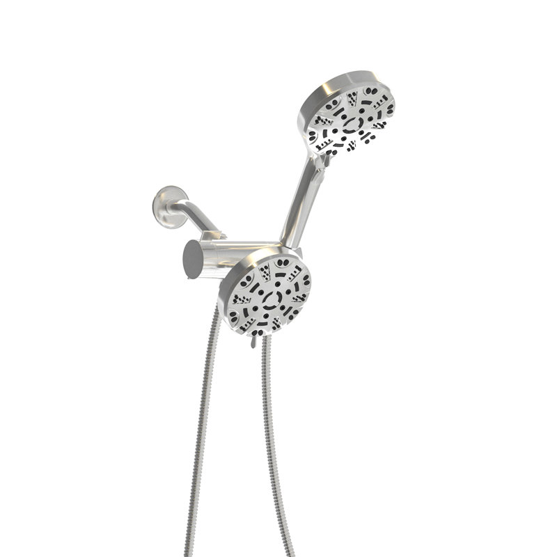 4.7" Rain Shower Head And 8 Handheld In Luxury Bath Rainfall Showerhead & Finish, Chrome