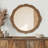 Wood Flat Wall Mirror