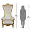 Fauteuil à oreilles Contessa