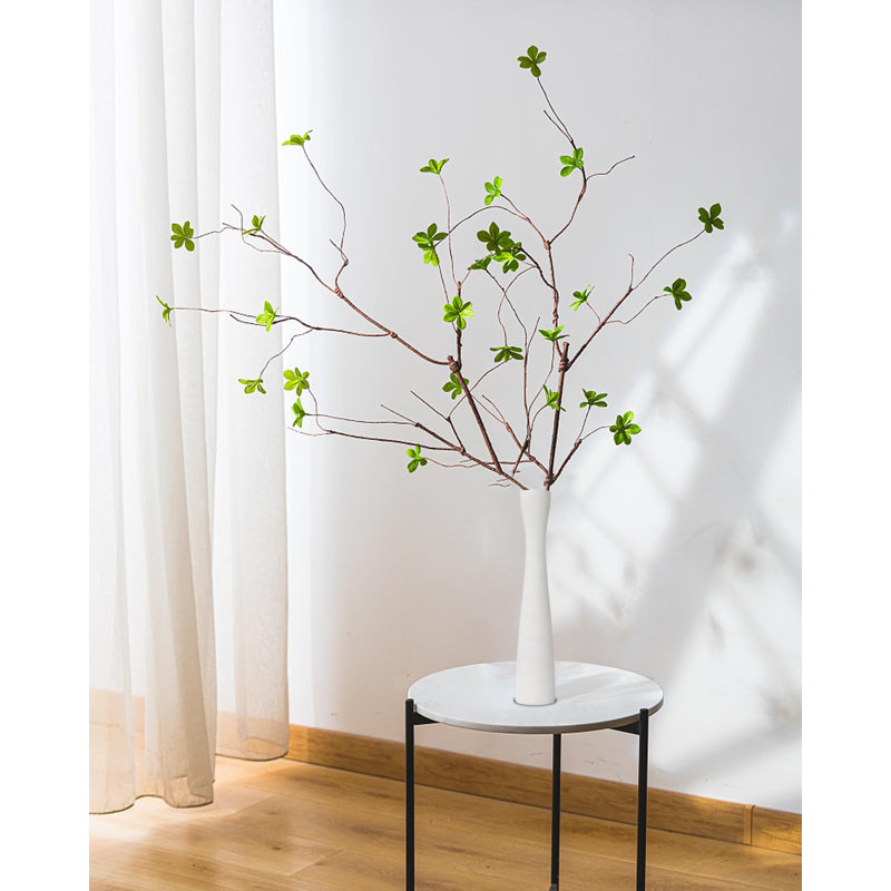 Tall White Vase