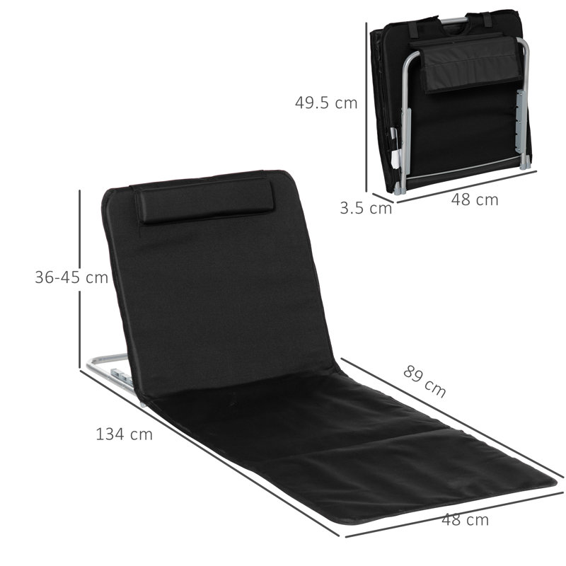Ita 134cm Long Reclining Single Chaise