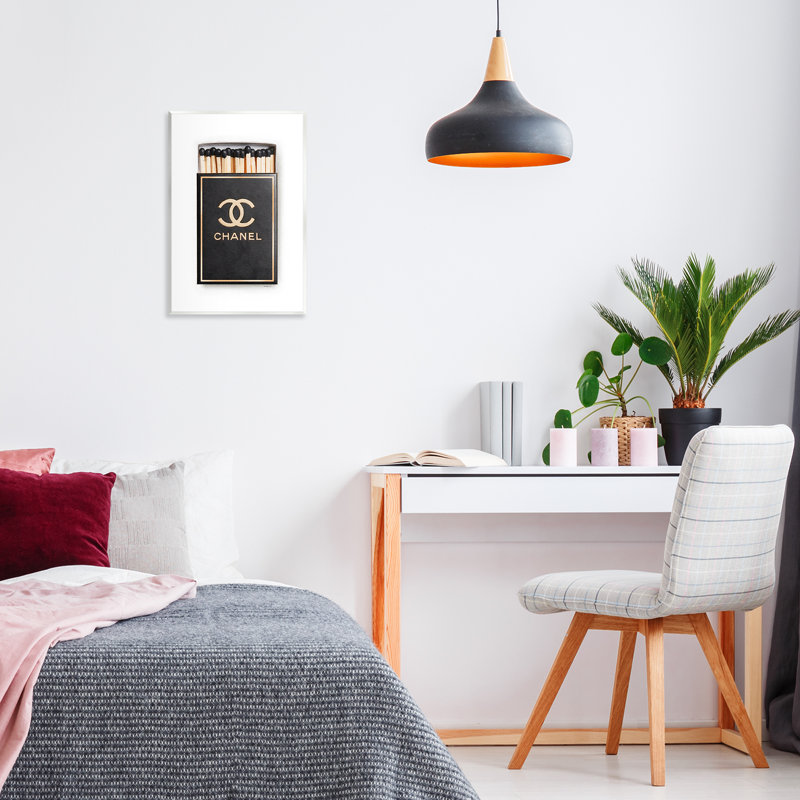 «Black Mod Fashion Matchs Wall Art» par Amanda Greenwood, H 19 po x l 13 po