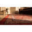 Red Antique Tribal Paisley Pattern Small Scatter Size Turkish Oushak Area Rug