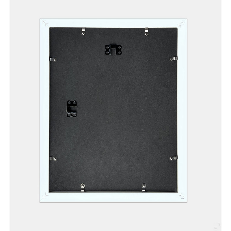 Cadre photo en MDF 11×14" à fixer au mur ou à poser, ensemble de 2, White