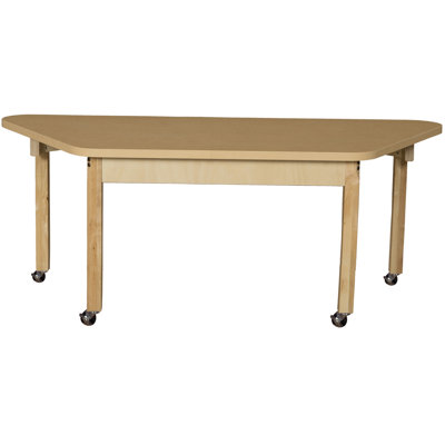 Adjustable Trapezoid 3 Students Activity Table