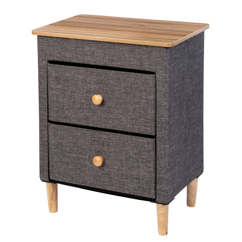 Commode d'appoint 2 tiroirs Kamalu