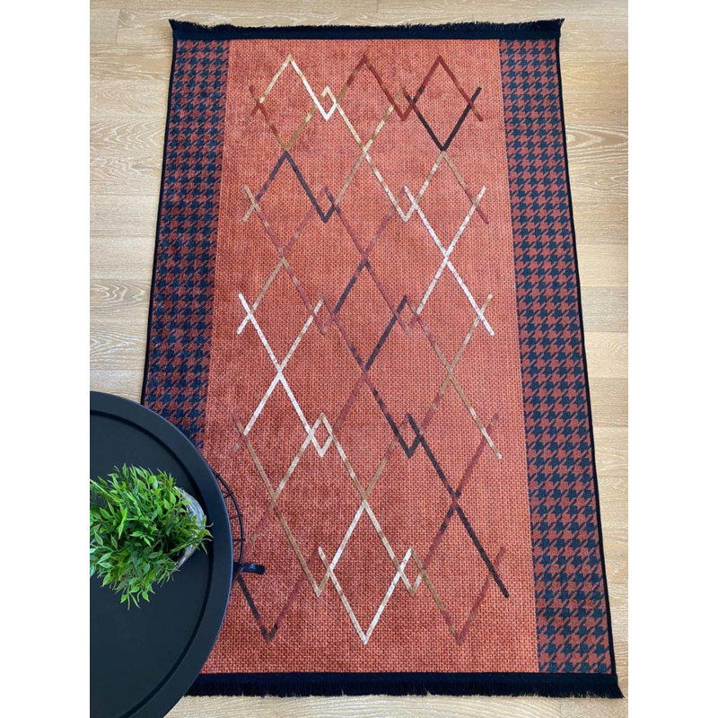 Tapis Lashia avec envers antidérapant, Tapis de couloir 2 pi 7 po x 6 pi 7 po
