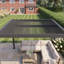GRDN living 3m x 3m Aluminium Louvred Pergola with Adjustable Roof in Anthracite Grey