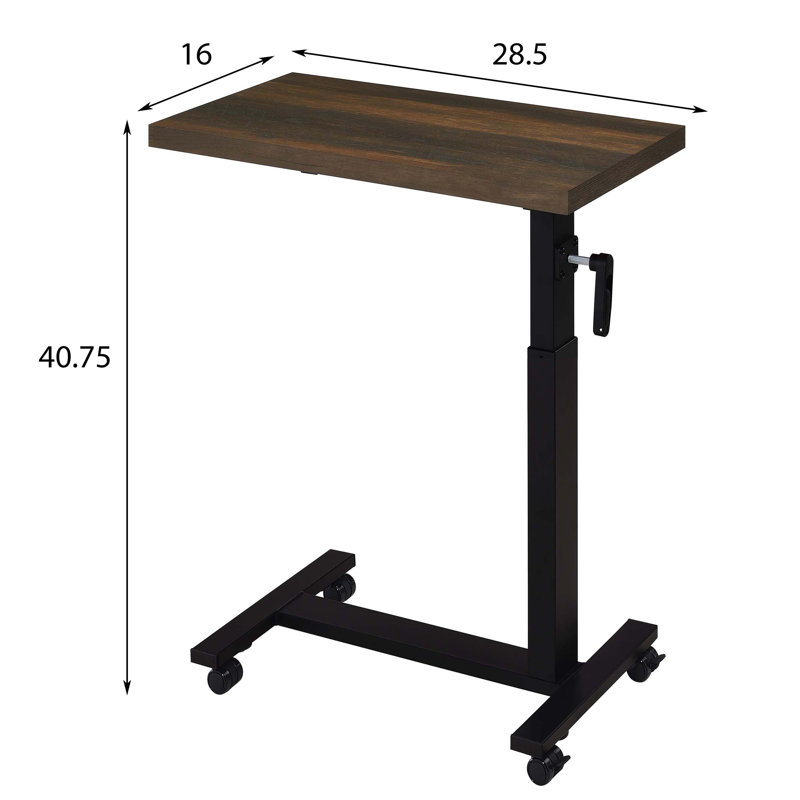 Table mobile en C Geary, Pin foncé