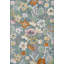 Tapis sarcelle botanique intérieur / extérieur Abani Rugs Terase SAK140A-102043813