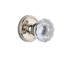 Grandeur Georgetown Rosette Privacy with Fontainebleau Crystal Door Knob-944566451-944566450