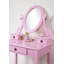 Ensemble coiffeuse et tabouret de maquillage Landisburg-488950439