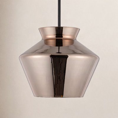 Single Light Glass Dimmable LED Pendant