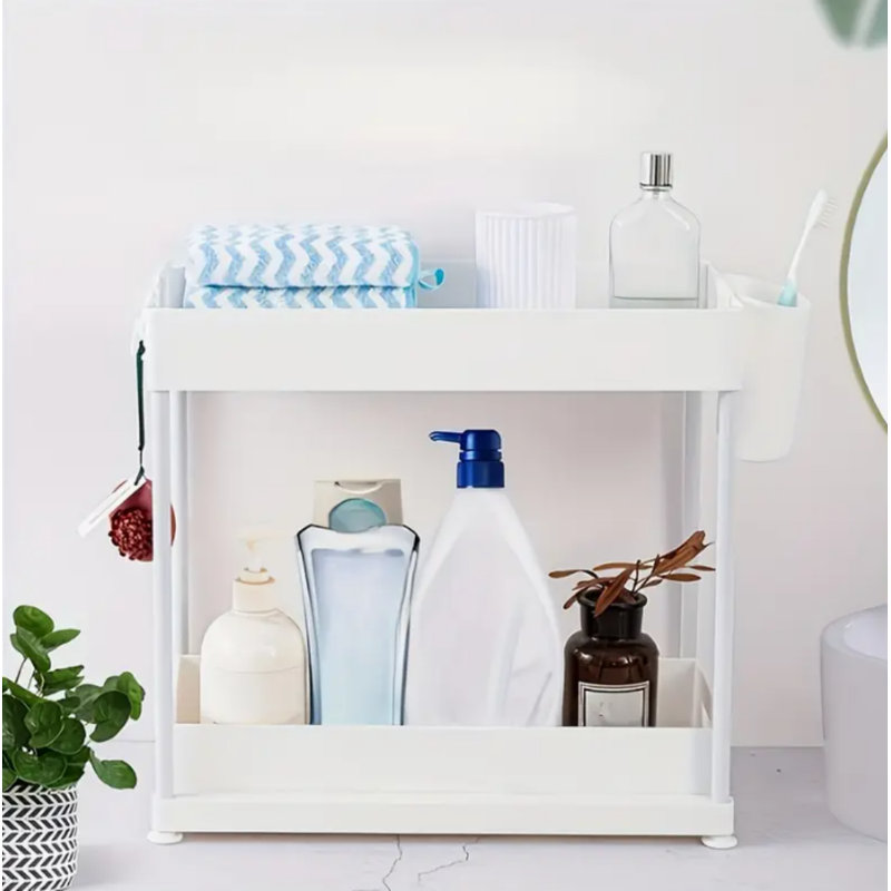 Tablette pour lavabo, 1 paquet, blanc, Blanc