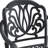 7 Outdoor Cast Aluminum Dining Array, 2 Swivel Chairs, 4 Rectangular Table, Black, Compactness Feature Feature, Seats 6 Patio Setup, Insulation Performance