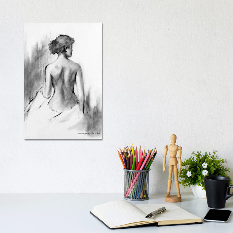 Soft Silhouette IV by E.A. Orme - Wrapped Canvas Print, 20.32 cm H x 30.48 cm W