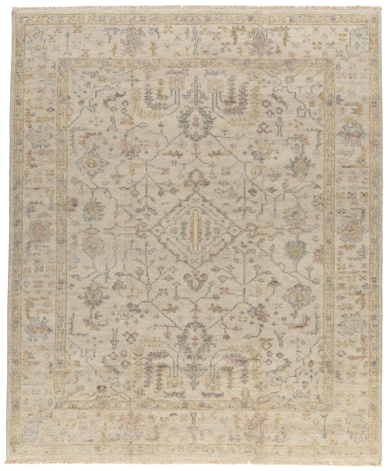 Tufenkian Rock My Classics Tigranakert Beige Area Rug 