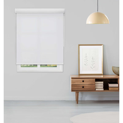 Store à enroulement à bande solaire sans fil 1% Linen Avenue