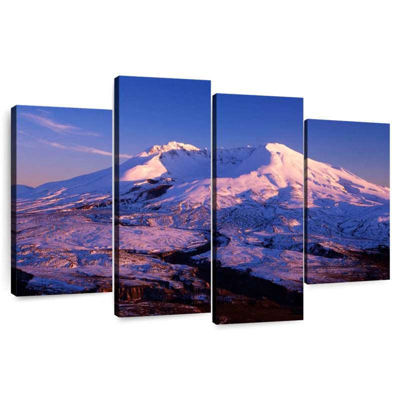 Alvord Mount St. Helens Alpenglow