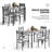 Krisleen 4 - Person Four Leg Dining Set