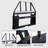48" Skid Steer Pallet Fork Attachment, Heavy-Duty Tractor Fork Frame with Adjustable Width for Loaders