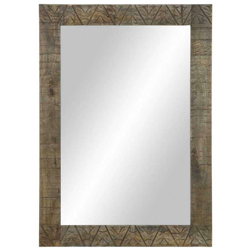 Solid Mango Wood Rectangle Mirror