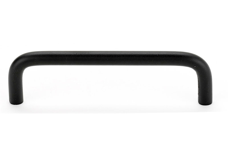 Poignée barre / poignée, Noir mat, 3 1/2"