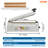 VEVOR 8" Aluminum Hand Impulse Heat Sealer Machine Poly Plastic Bags Sealing